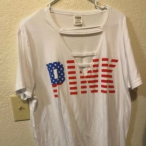 VS pink 4th of July shirt